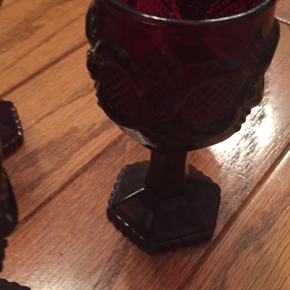 Avon small Cape Cod goblets. - Picture 2 of 4
